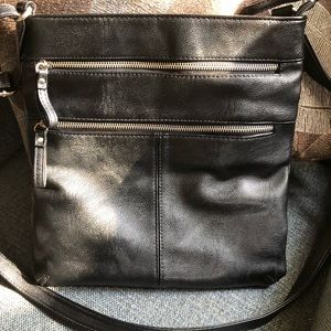 Black cross body purse